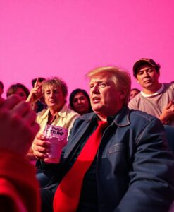 Brote de VIH en Maine revela las consecuencias de las severas medidas de Trump contra los sin techo y el consumo de drogas - AI Generated Image