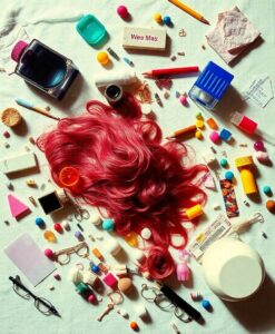 Hair Samples Spot Mental Health Risks in Sick Kids - AI Generated Image