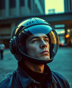 Helmet Delivers Brain Stimulation Without Surgery - AI Generated Image