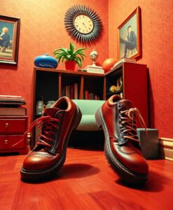 Never Leave Your Shoes in This Room - AI Generated Image