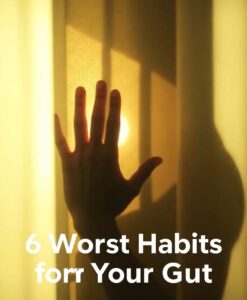 6 Worst Habits for Your Gut - AI Generated Image