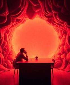 Deliberating on the role of dopamine - AI Generated Image