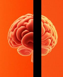 Dense longitudinal neuroimaging reveals individual brain change trajectories - AI Generated Image