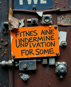 Fitness Apps Undermine Motivation for Some - AI Generated Image