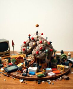 Hierarchical interactions between sensory cortices defy predictive coding - AI Generated Image