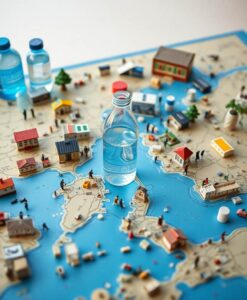 New research reveals what’s really hiding in bottled water - AI Generated Image