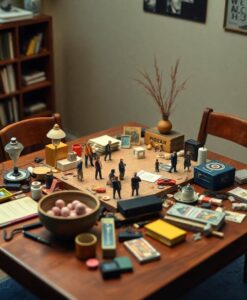 Representations of social experience in hippocampal circuits - AI Generated Image