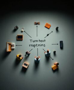 Social Context Matters for Turn‐Taking Dynamics: A Comparative Study of Autistic and Typically Developing Children - AI Generated Image