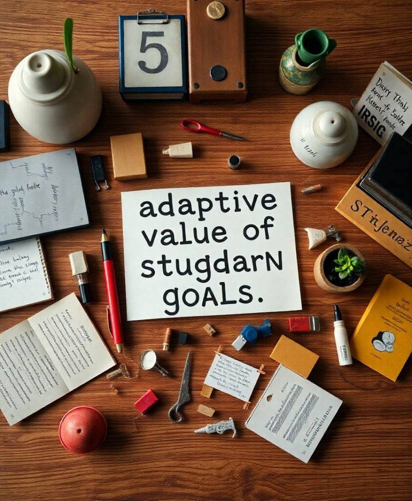 The adaptive value of stubborn goals