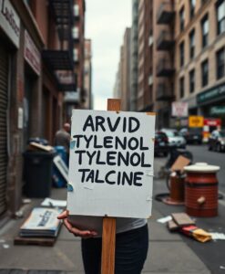 Trump Again Urges Pregnant Women to Avoid Tylenol, Alter Vaccine Schedule - AI Generated Image