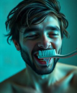 Goodbye cavities? This new toothpaste made from hair can heal enamel - AI Generated Image