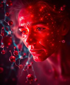 Hidden blood molecules show surprising anti-aging power - AI Generated Image