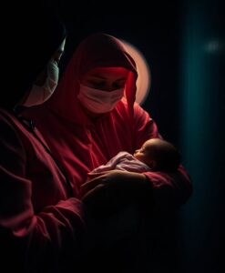 Call 911 or Risk Losing the Baby? Raids Force Some Immigrants To Avoid Care - AI Generated Image