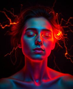 Shaping bodily self-awareness through thermosensory signals - AI Generated Image
