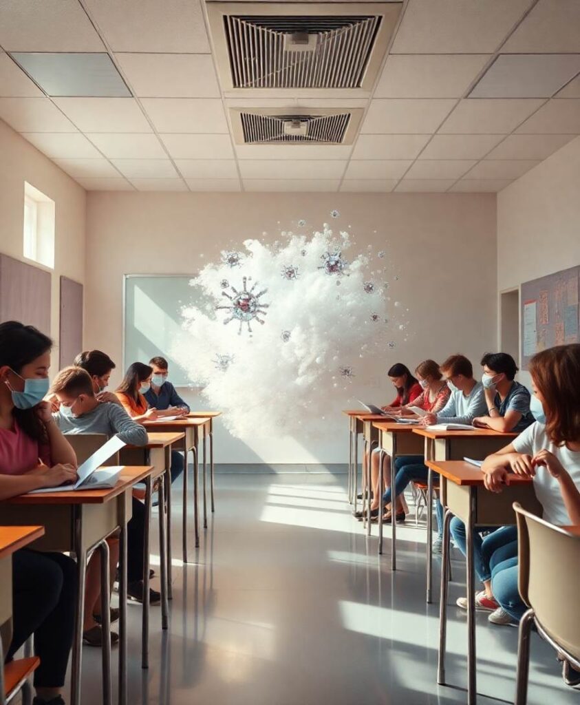 A room full of flu patients and no one got sick