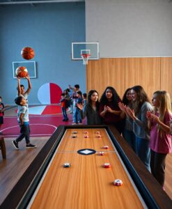 Enhancing Flexible Transfer of Fractions: The Role of Sequential and Simultaneous Games With Multiple Representations - AI Generated Image