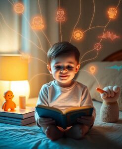 Language learning as ontogenetic adaptation - AI Generated Image