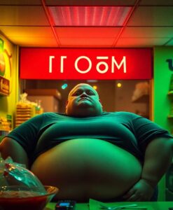 Nearly 70% of U.S. adults could now be classified as obese - AI Generated Image
