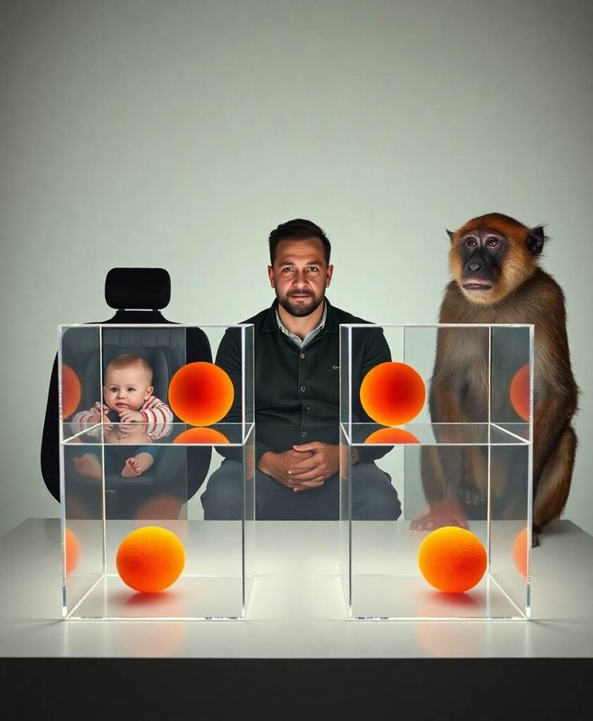 No Evidence for Agent−Patient Role Attribution in Human Infants, Human Adults, and Guinea Baboons (Papio papio)