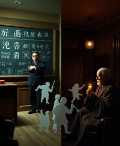 The Rhetoric of Disenchantment: Ghost Belief and Secular Critique in Early Twentieth‐Century China - AI Generated Image