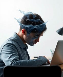 Your brain does something surprising when you don’t sleep - AI Generated Image