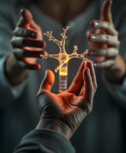 Scientists discover protein that rejuvenates aging brain cells - AI Generated Image