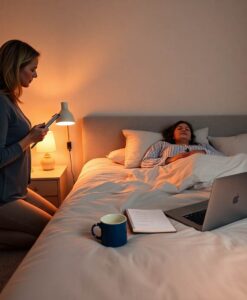 Sleep Strategies: A Practical Coaching Framework - AI Generated Image