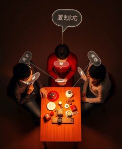 The Cross‐Linguistic Coordination of Overt Attention and Speech Production as Evidence for a Language of Vision - AI Generated Image