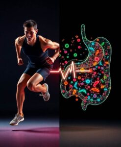 Training harder could be rewiring your gut bacteria - AI Generated Image