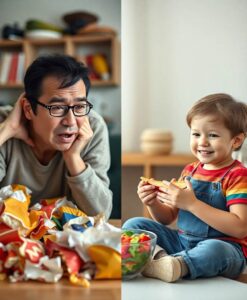 Parents’ stress may be quietly driving childhood obesity, Yale study finds - AI Generated Image