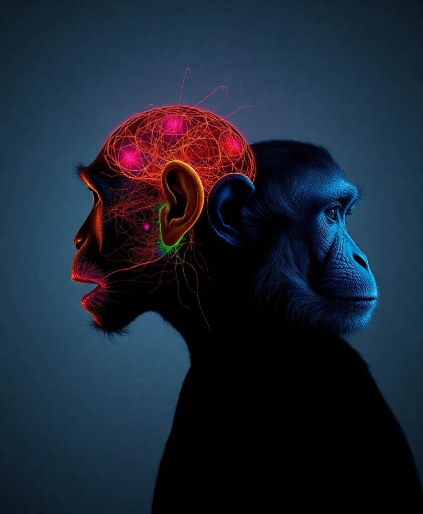 Voice information processing by the primate brain