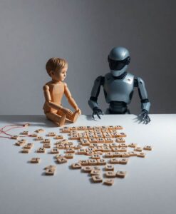 Dependency syntax as the simplest theory of grammar - AI Generated Image