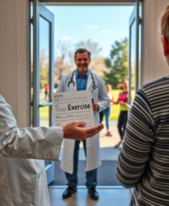 Exercise is Medicine®: Bridging Clinical and Community Care - AI Generated Image