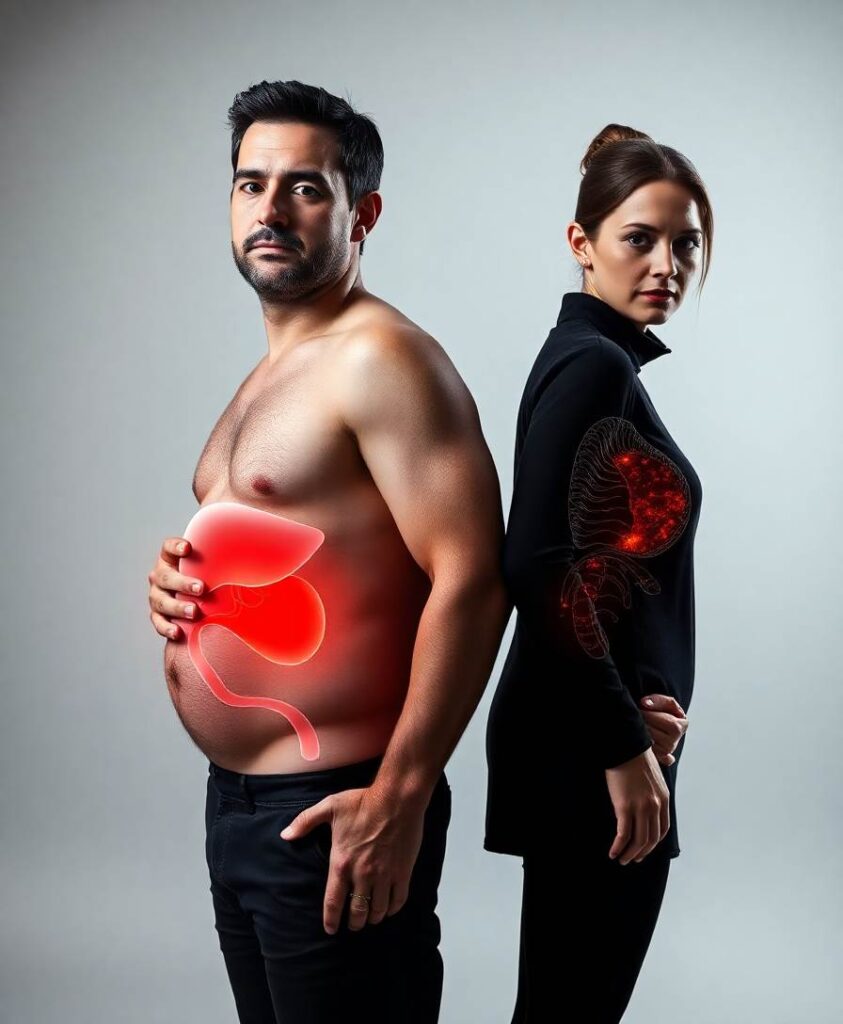 Men and women with obesity face very different hidden health risks