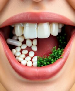 New toothpaste stops gum disease without killing good bacteria - AI Generated Image