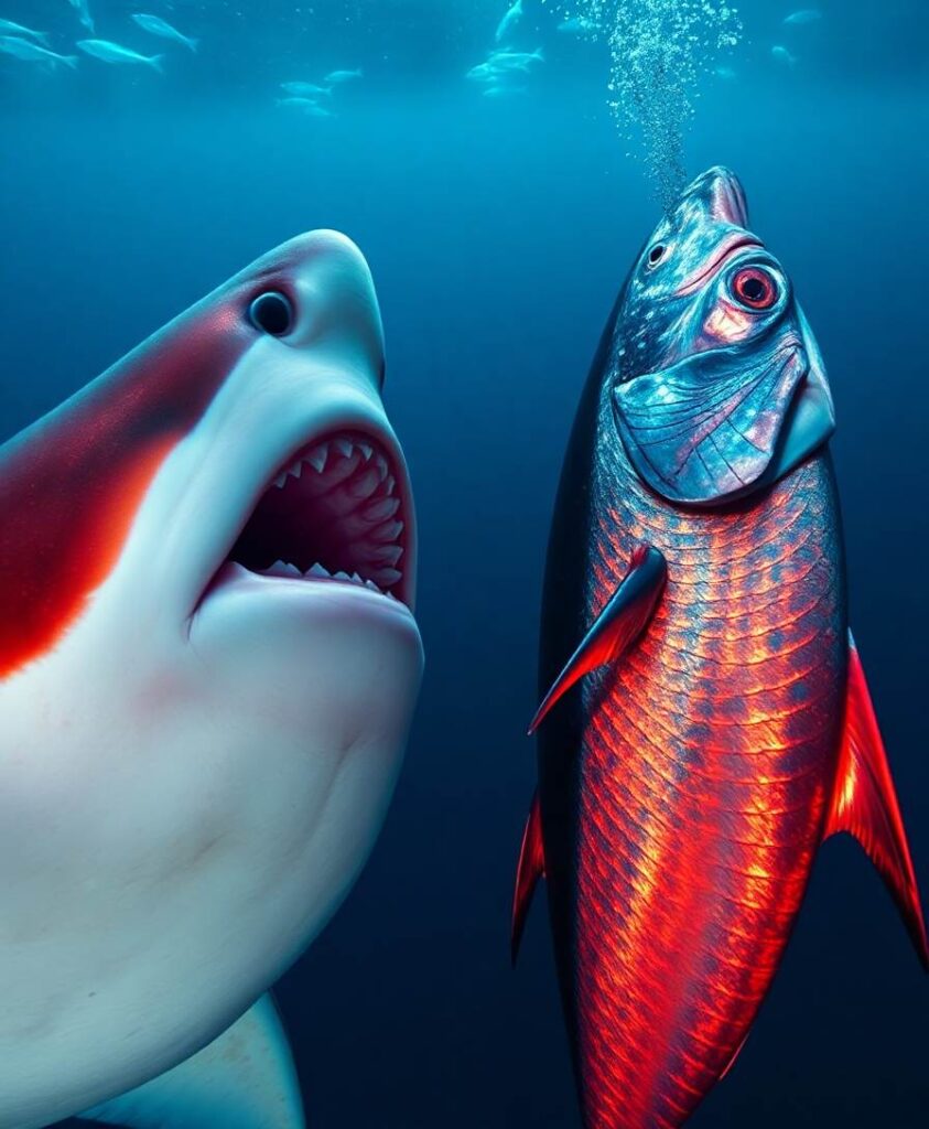 Sharks and tuna are overheating and running out of options