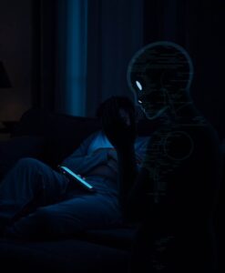 Your New Therapist: Chatty, Leaky, and Hardly Human - AI Generated Image