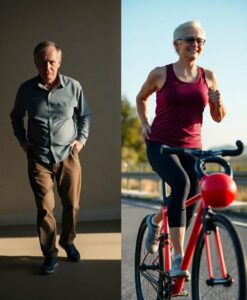 A 47-year study reveals when strength and fitness start to fade - AI Generated Image