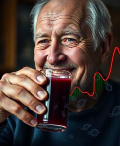 Beet juice lowers blood pressure in older adults in just 2 weeks - AI Generated Image