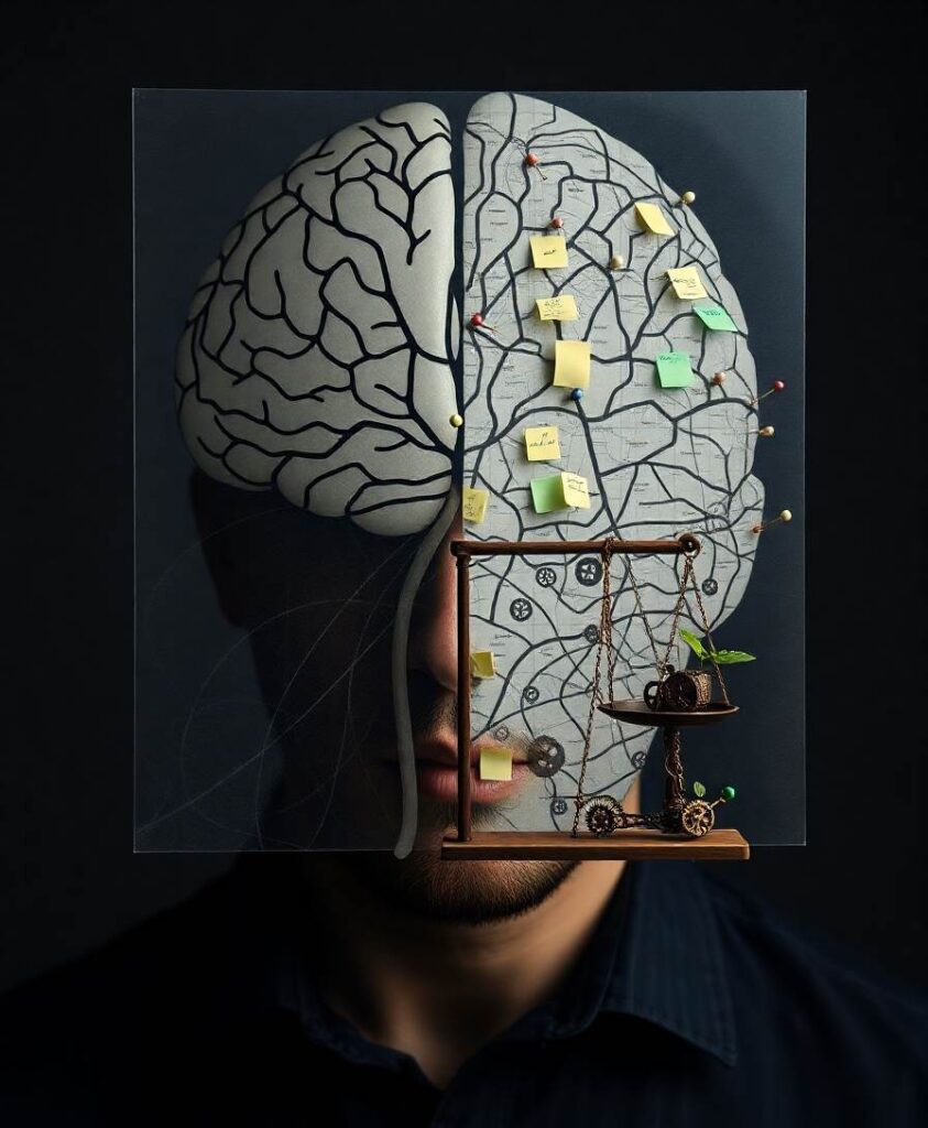 Embracing the suboptimal organization of the human brain