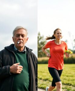 Quitting Smoking May Lower Your Dementia Risk - AI Generated Image