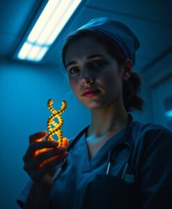 Repairing DNA damage: Scientists discover a surprising new benefit of melatonin - AI Generated Image