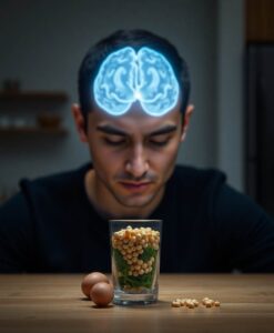 Scientists find hidden brain nutrient deficit that may fuel anxiety - AI Generated Image