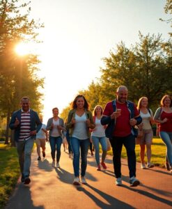 Scientists say 8,500 steps a day could stop weight from creeping back - AI Generated Image
