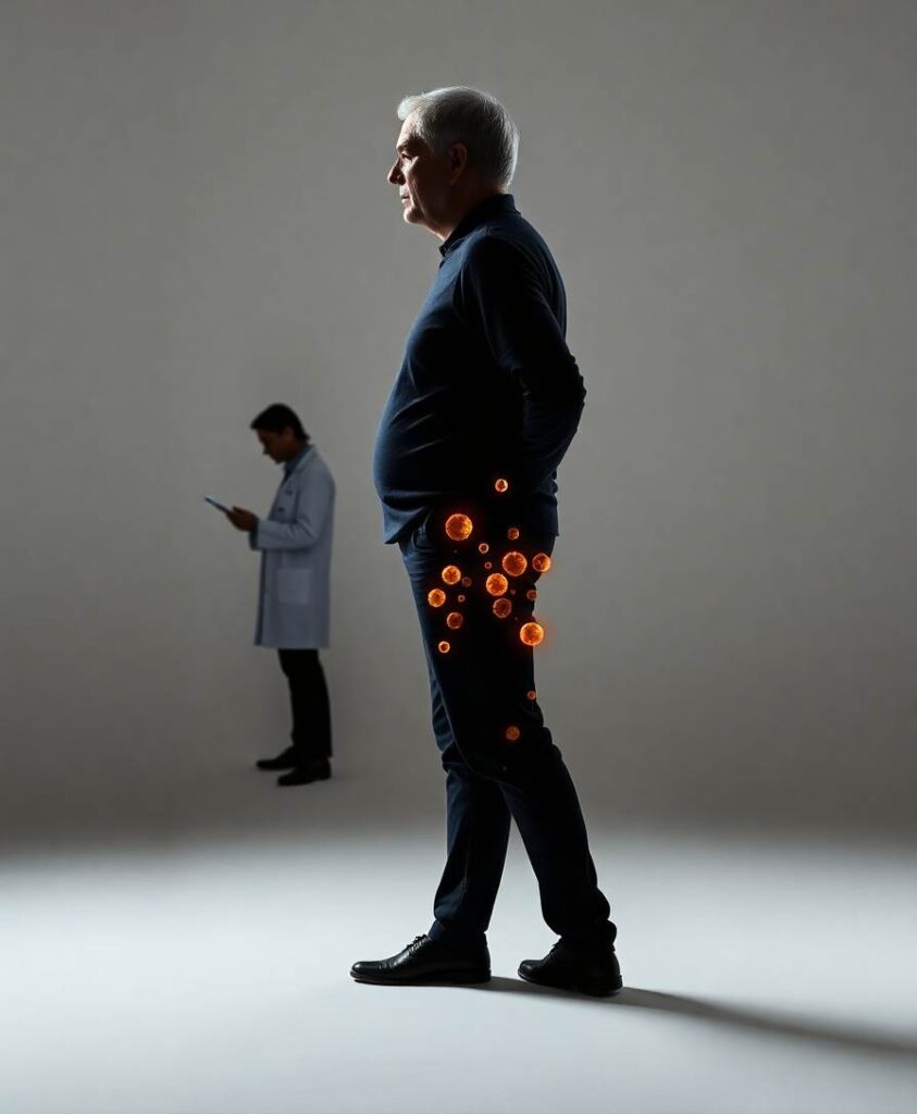 Scientists discover what triggers belly fat as we age
