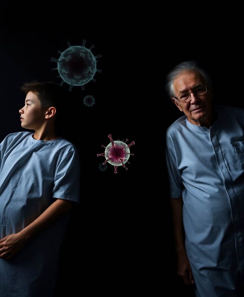 Why cancer spreads more in middle age than in old age