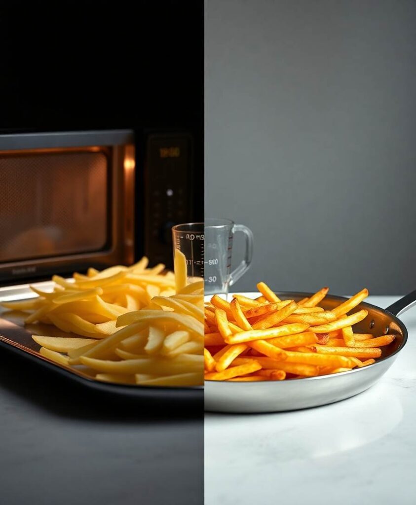 New microwave frying method could make french fries much healthier