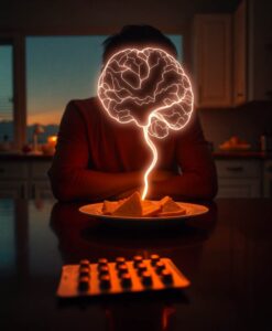 Oral GLP-1 drugs may quiet the brain’s food craving circuit - AI Generated Image