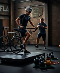 Strength Training for Cyclists - AI Generated Image