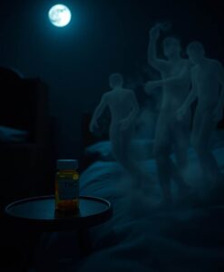 THC medication made PTSD nightmares disappear for more than a third of patients - AI Generated Image
